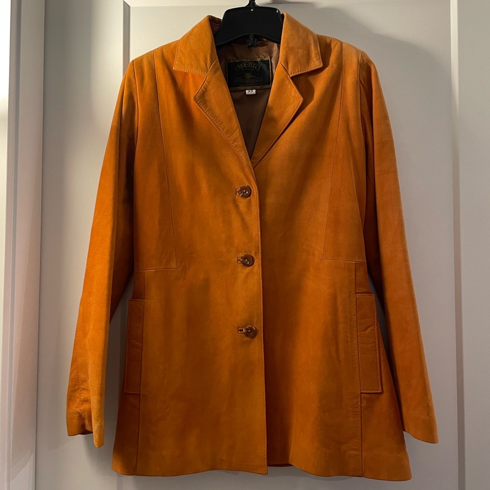 Suede Leather Jacket - XS